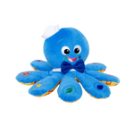 Octoplush Musical Huggable Stuffed Animal Plush Toy, Learn Colors in 3 Languages, Blue, 11" Age 3 Month and Up,