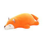 Fox Stuffed Animals Not Weighted, Cute Big Lying Fox Plush Toy, 18.1In Kawaii Soft Plushies, Hugging Body Pillow for Christmas/Birthday/Party Gifts Presents for Kids Girls Boys Adults