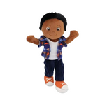 14" Soft Baby Doll for Boys (Charlie) - Plush Rag Doll for Toddlers & Infants, Washable Stuffed Toy with Sensory Fabric Body - Great for Baby Showers, Birthdays & Special Occasions