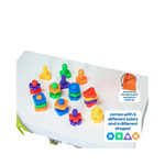 24 Pc Jumbo Nuts and Bolts - STEM Motor Skills & Therapy Activity Set for Kids & Seniors
