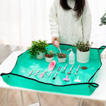 25Pcs Mini Garden Hand Transplanting Succulent Tools Set, 39.4" Thickened Repotting Mat & Plant Tag, Miniature Planting Indoor Fairy Care, Potting, Cactus, Houseplant Bonsai Tool Kit (Pink)