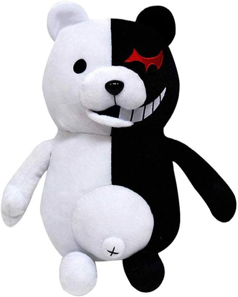 Boys Black White Bear Plush Doll Monokuma Bear 36Cm for Girls Birthday Child Pillow Toy Home Decor Adornment (Black White, 36Cm)