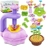 Fabric Flower Bouquets Toys - Creative DIY Crafts for Girls Ages 4-8, Unique Floral Market Toy, Inspiring Arts & Crafts Educational Set, Perfect for Preschool Learning and Birthday Gifts
