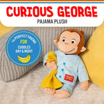 Curious George in Pajamas Monkey Stuffed Animal Plush Toys Soft Cute Cuddle Plushie Gifts for Baby and Toddler Boys and Girls - 12" Stuffed Animal