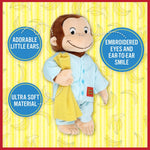 Curious George in Pajamas Monkey Stuffed Animal Plush Toys Soft Cute Cuddle Plushie Gifts for Baby and Toddler Boys and Girls - 12" Stuffed Animal