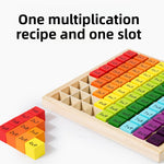 GoodsBee Wooden Multiplication Table Board – Montessori Math Learning Toy