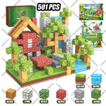 Magnetic Building Blocks Mine World Magnet Cube Set STEM Montessori Sensory Toy for Kids Boys Girls Ages 3+ DIY Model Children