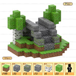 Magnetic Building Blocks Mine World Magnet Cube Set STEM Montessori Sensory Toy for Kids Boys Girls Ages 3+ DIY Model Children