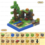 Magnetic Building Blocks Mine World Magnet Cube Set STEM Montessori Sensory Toy for Kids Boys Girls Ages 3+ DIY Model Children