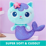 Gabby’S Dollhouse, 8-Inch Mercat Purr-Ific Plush Toy, Kids Toys for Ages 3 and Up