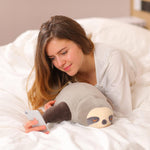 24.4” Giant Sloth Plushie - Cute Sloth Stuffed Animal Not Weighted, Soft Hugging for Sleeping Sloth Body Pillow, Squishy Plush Toy, Birthday Christmas Party Gifts for Kids Adults