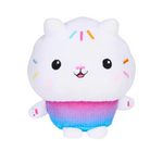 Gabby’S Dollhouse, 7-Inch Cakey Cat Purr-Ific Plush Toy, Kids Toys for Ages 3 and Up