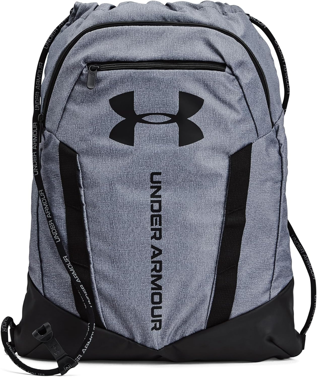 Unisex-Adult Undeniable Sackpack , Pitch Gray Medium Heather (012)/Black , One Size Fits Most