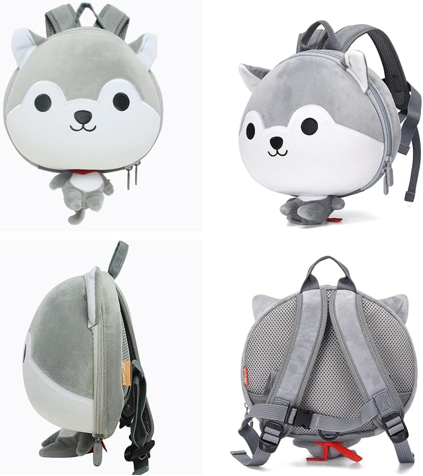 Animal Backpack Leash for Toddlers,Baby Harness Backpack for Kids,Child Backpack Walking Leash,Plush Backpack Harness,Cute Backpack Leash,Toddler Tether Backpack (Dog)