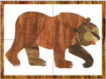 World of Eric Carle Brown Bear 4-In-A-Box Puzzles, Ages 2-5, Each Measures 6”X8 - Chunky Puzzles with 4, 6, 9 and 12 Pieces Featuring Popular Animals - Difficulty Level Grows with Child
