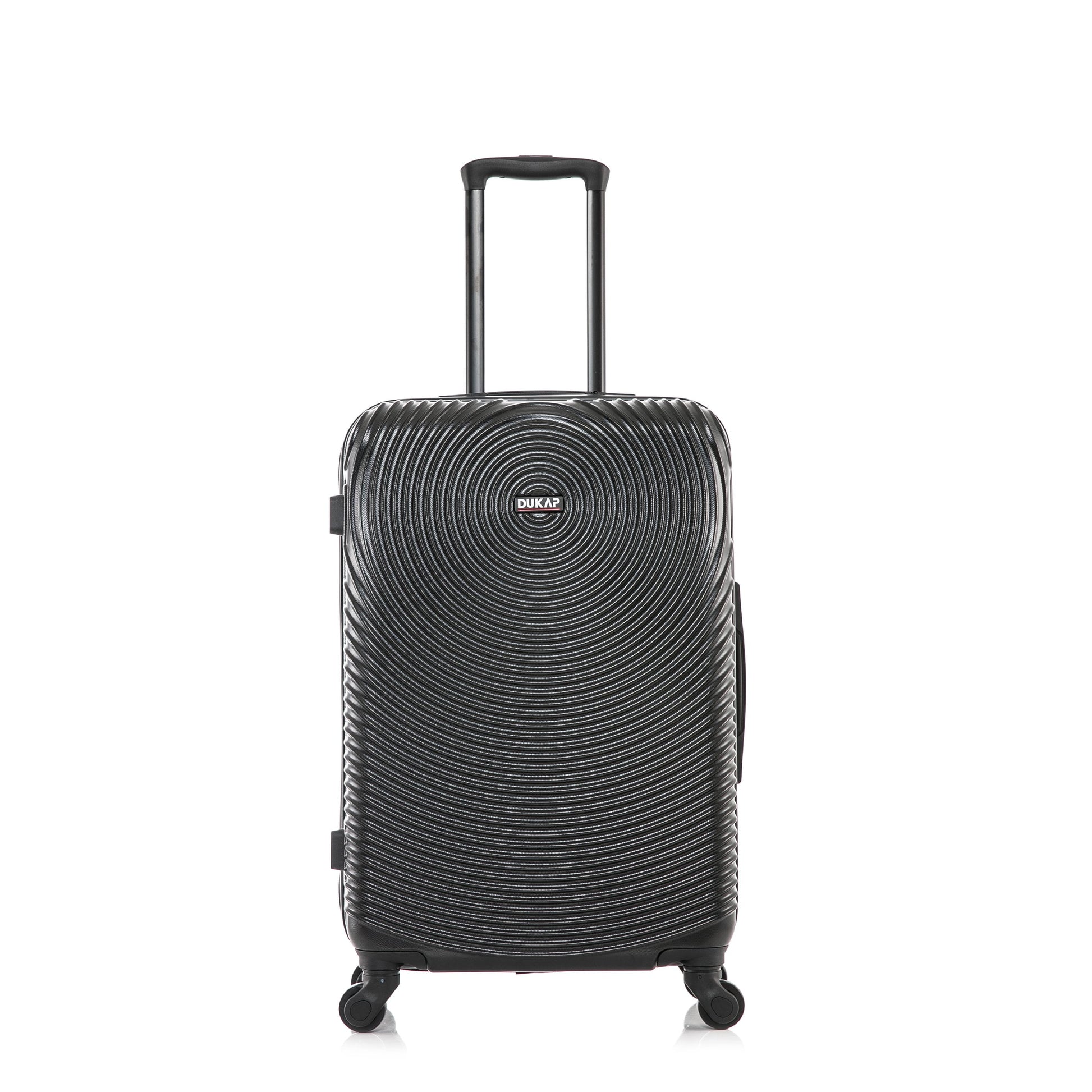 Inception 24" Hardside Lightweight Luggage with Spinner Wheels, Handle and Trolley, Black