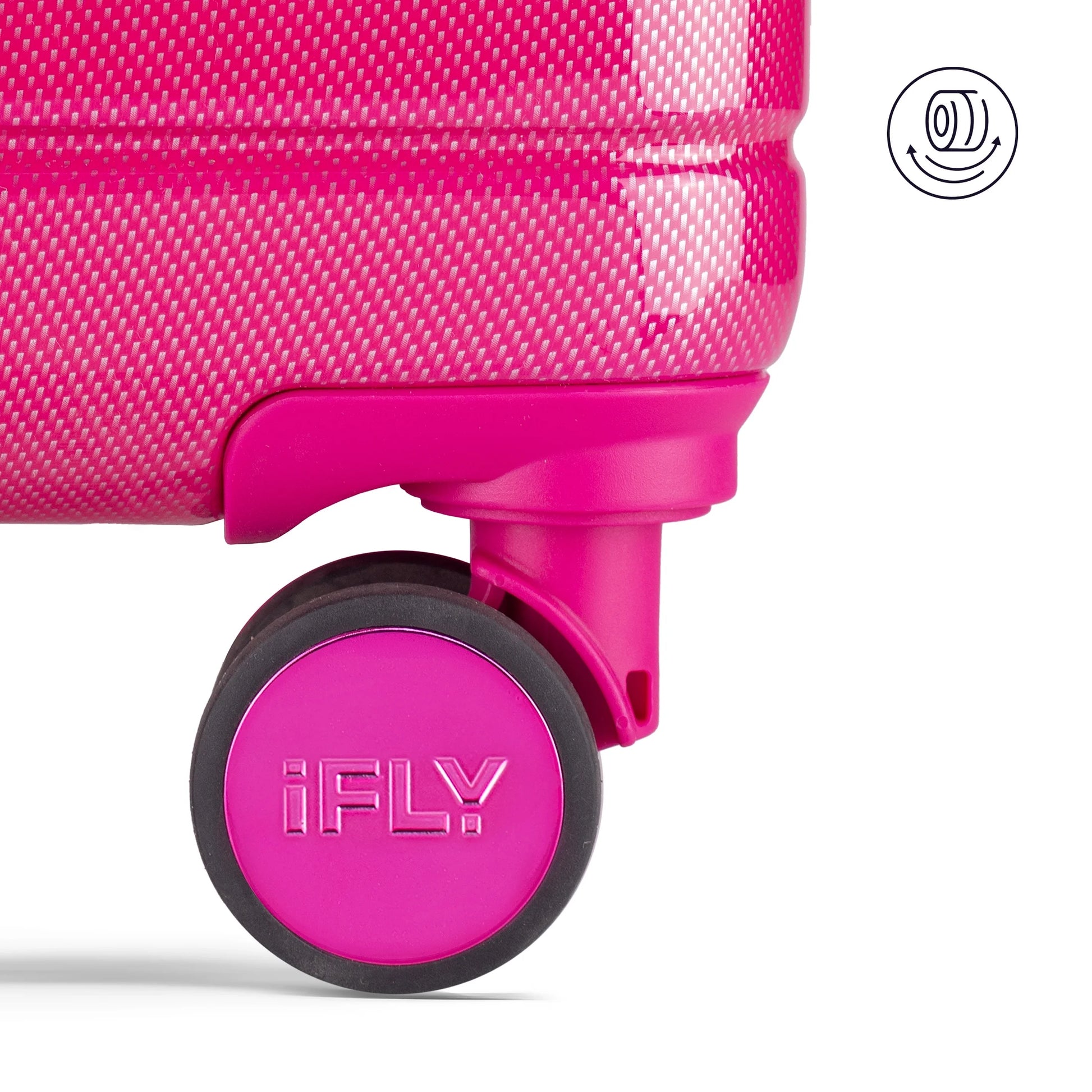 Hardside Fibertech 3.0 28" Checked Luggage, Very Berry