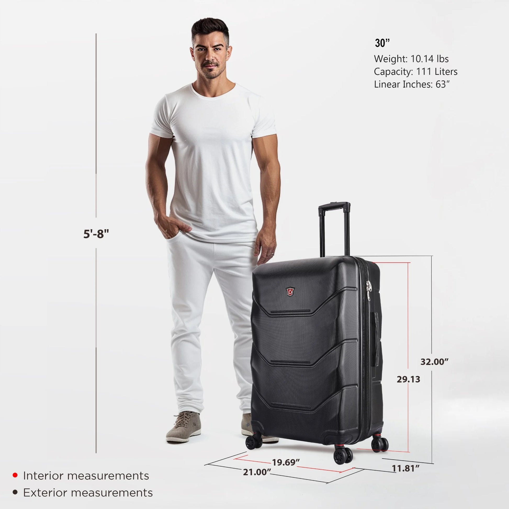Zonix 30" Lightweight Hardside Spinner Luggage