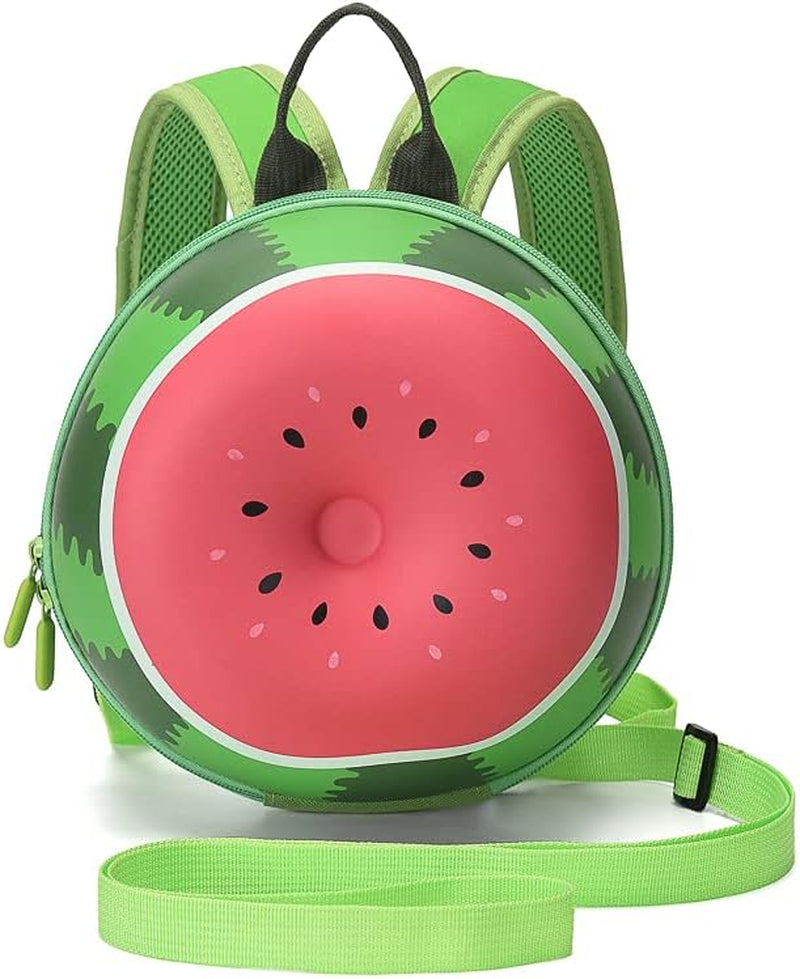 Toddler Backpack Leash,Child Safety Harness Backpack,Kids Backpack Harness Leash,Toddler Waterproof anti Lost Leash,Fruit Pattern,For Age 1-10 Years (Watermelon), 9X9X4 Inch (LT010)