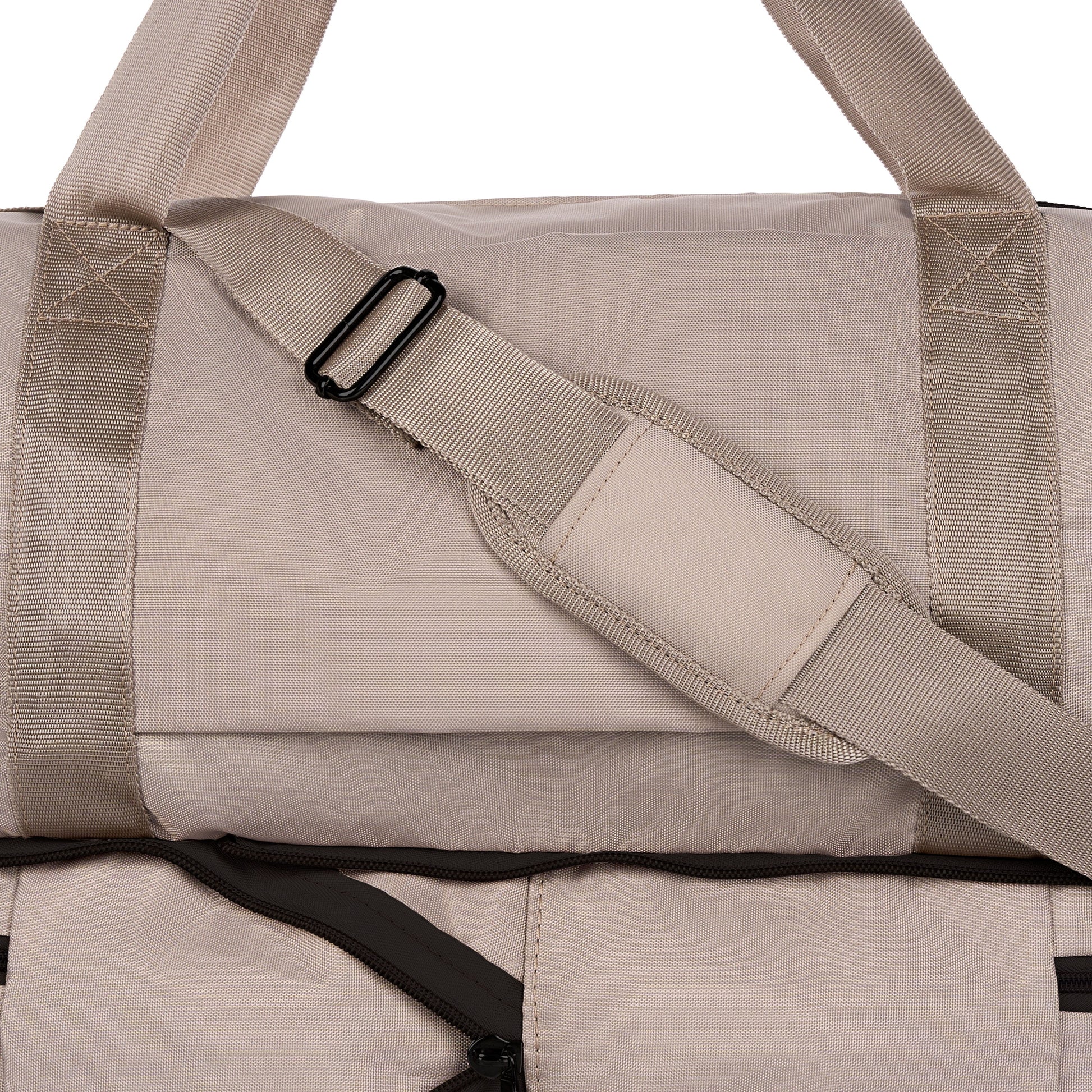 3-Piece Luggage Set, Taupe Splash, 20-Inch Carry On, 25-Inch Checked Suitcase & Weekender Duffel