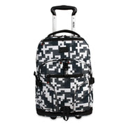 Boys Lunar 19.5" Multi Compartment Laptop Rolling Backpack for School and Travel, Camo