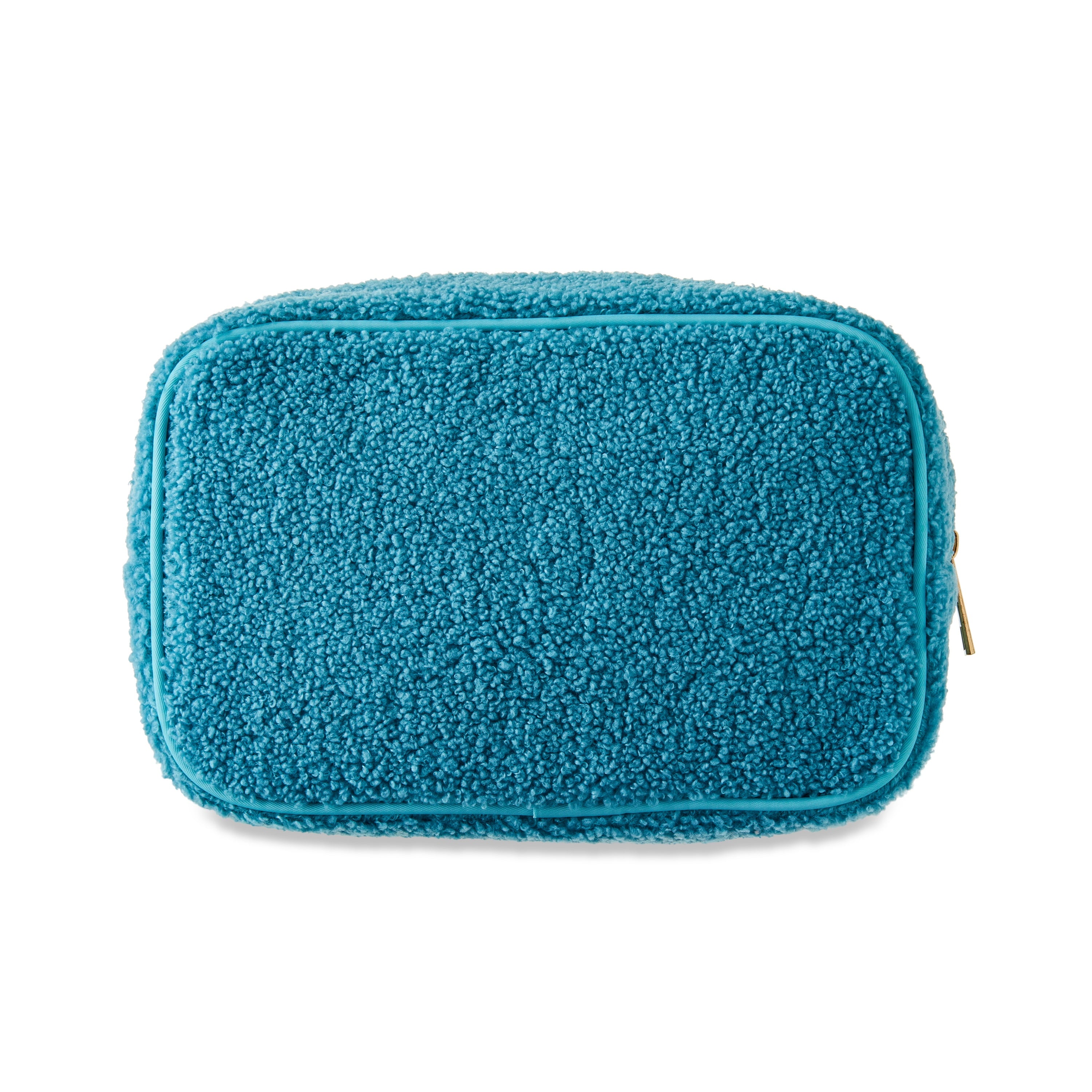 New Portable High Quality Fleece Makeup Bag Fashion Travel Bag, Blue