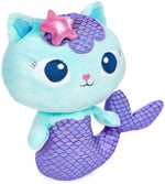 Gabby’S Dollhouse, 8-Inch Mercat Purr-Ific Plush Toy, Kids Toys for Ages 3 and Up