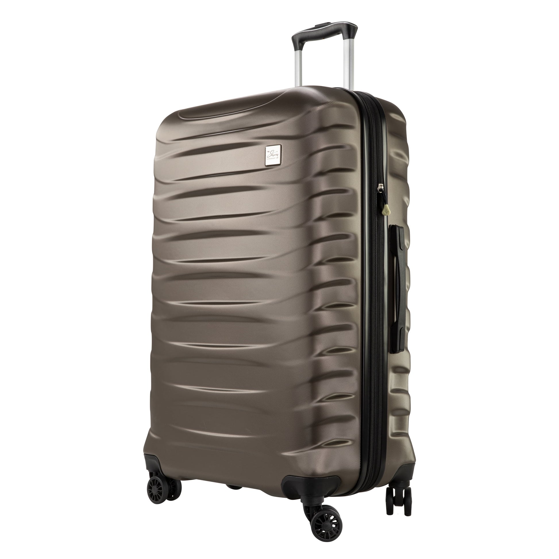 Luggage Camano Hardshell 28" Expandable Large Checked Luggage with Spinner Wheels, Bronze