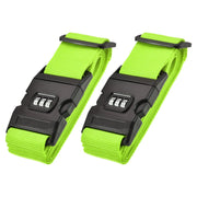 Luggage Straps Suitcase Belts with Buckle PP Travel Packing Accessories Light Green