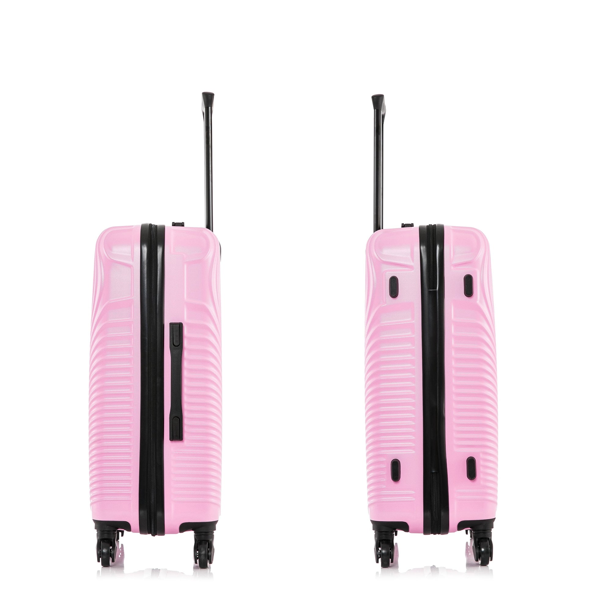 Inception 24" Hardside Lightweight Luggage with Spinner Wheels, Handle and Trolley, Pink