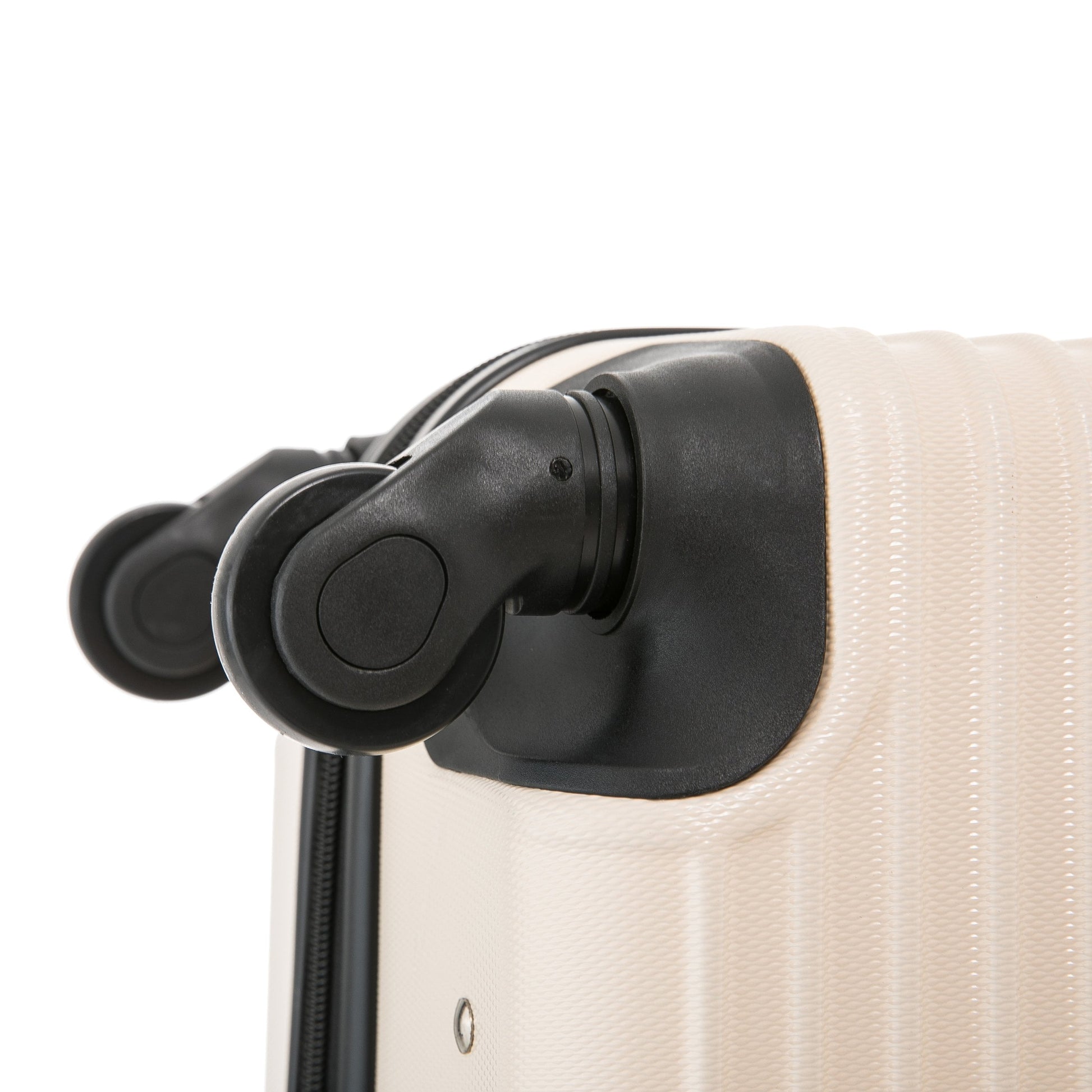 Resilience 24" Hardside Lightweight Luggage with Spinner Wheels, Handle, and Trolley, Sand