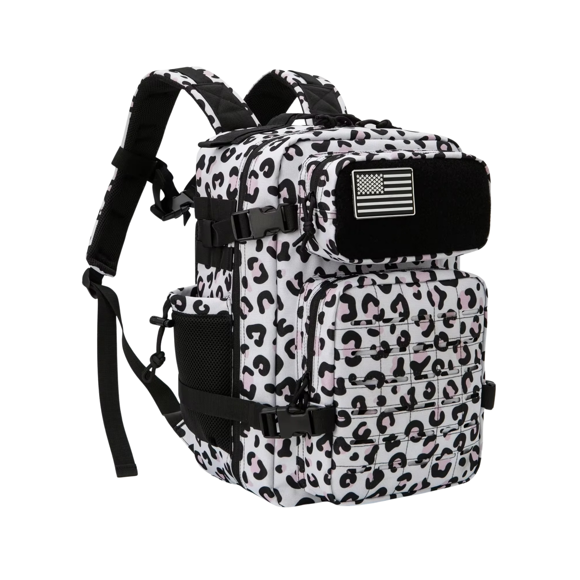 25L/45L Tactical Backpack for Men and Women Outdoor Survival Bug Out Bag Small School Rucksack Hking with Bottle Holder