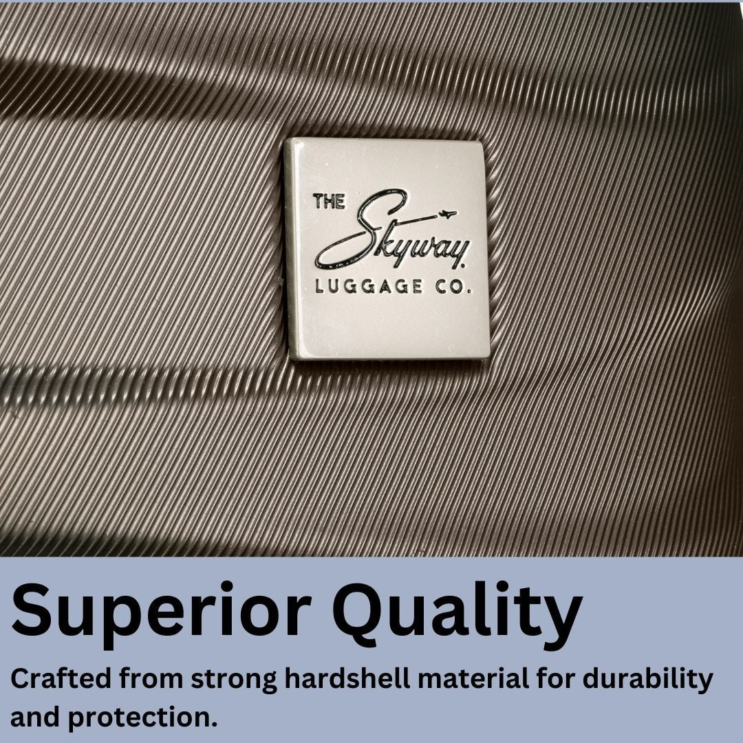 Luggage Camano Hardshell 28" Expandable Large Checked Luggage with Spinner Wheels, Bronze