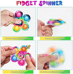Fidget Spinner Toy, Mini Fidget Toys, Goodie Bag Stuffers Fidget Toys, Fidgets for Party Favors Supplies, Fidget Toy for Stress Relief, Sensory Toys for Kids Teen Classroom Prizes Gifts