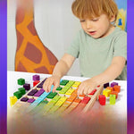 GoodsBee Wooden Multiplication Table Board – Montessori Math Learning Toy