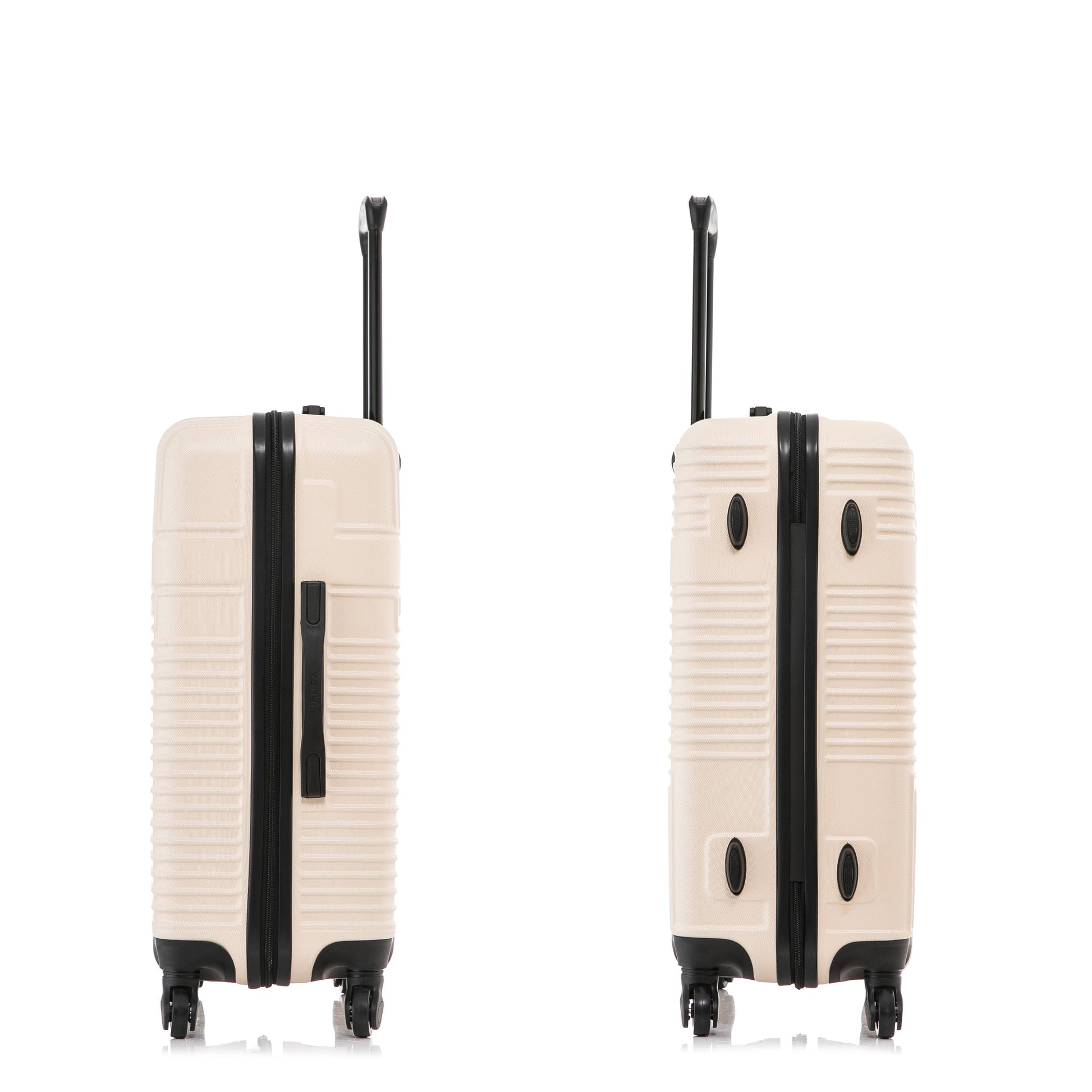 Resilience 24" Hardside Lightweight Luggage with Spinner Wheels, Handle, and Trolley, Sand