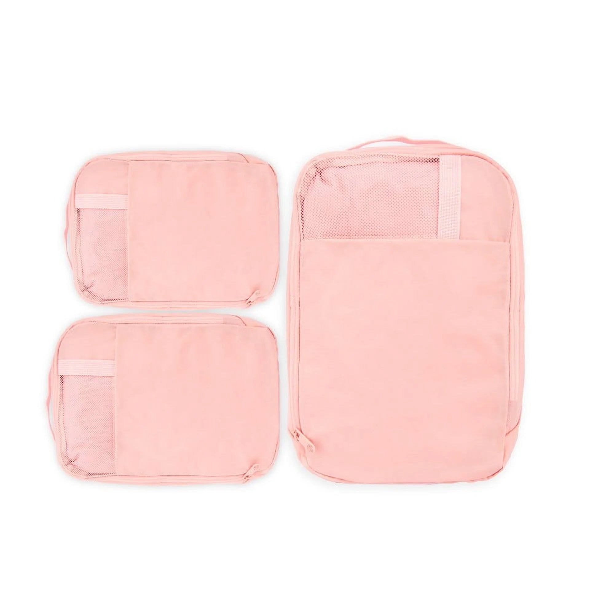 Expandable Packing Cubes 3-Piece Set, Rose Gold