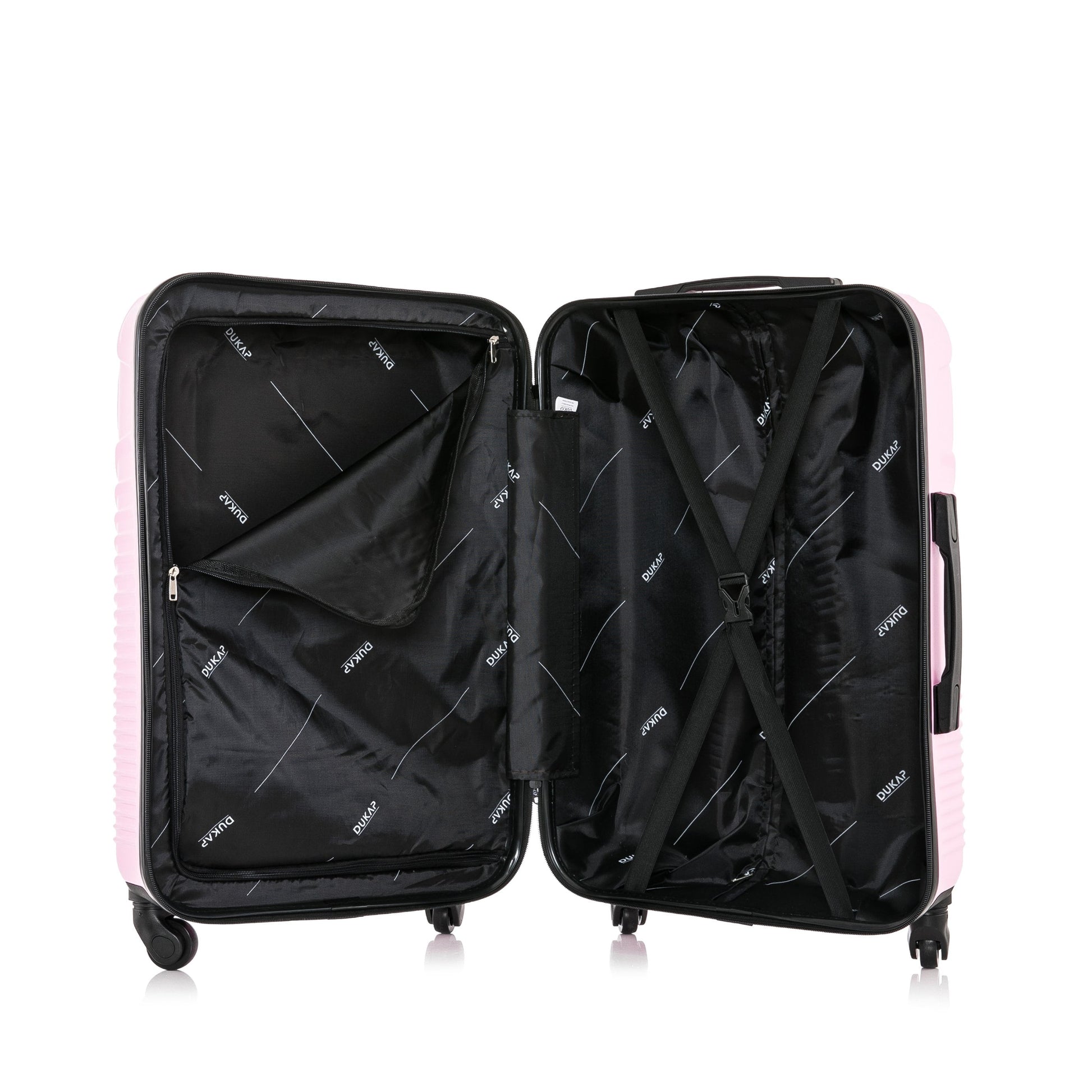 Inception 24" Hardside Lightweight Luggage with Spinner Wheels, Handle and Trolley, Pink