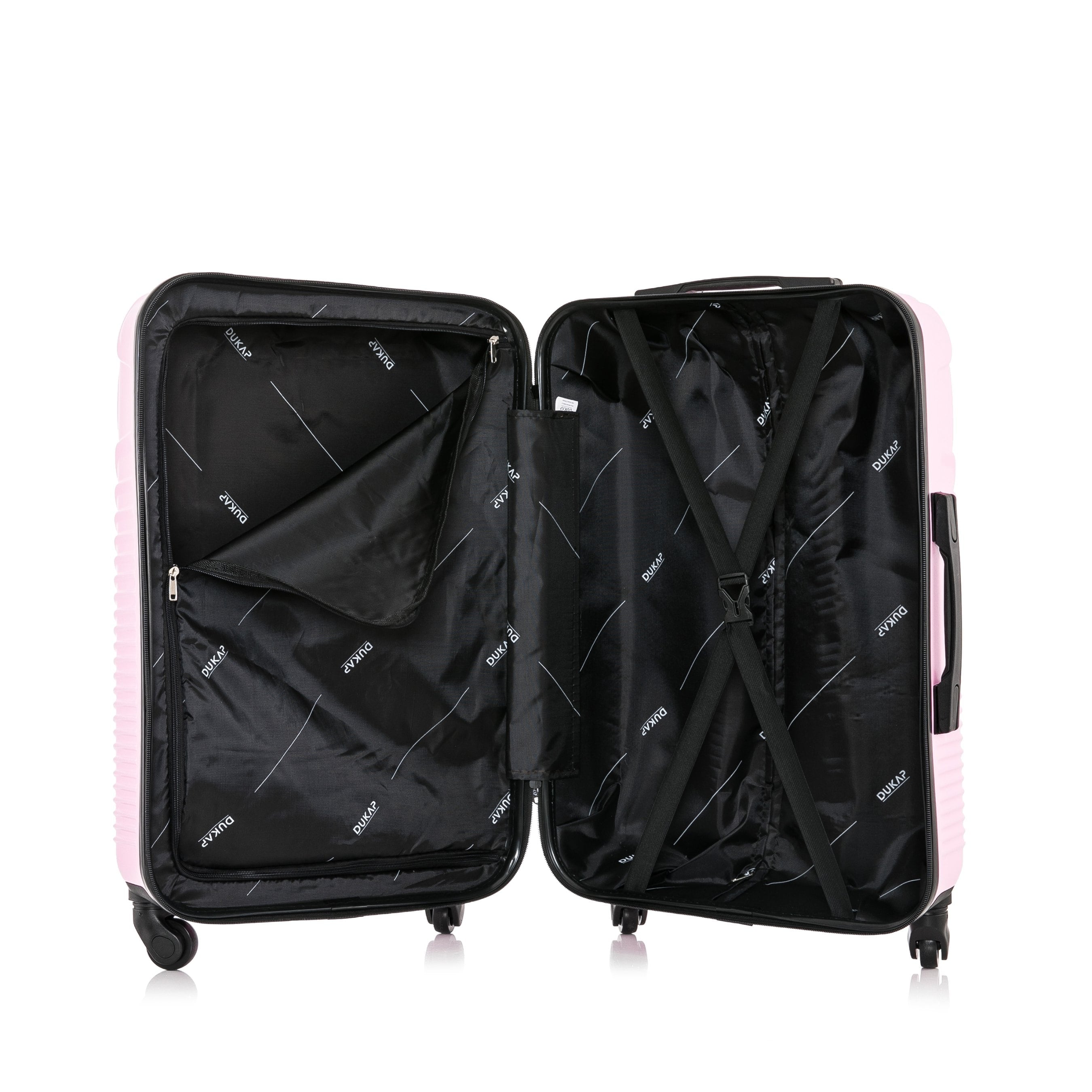 Inception 24" Hardside Lightweight Luggage with Spinner Wheels, Handle and Trolley, Pink