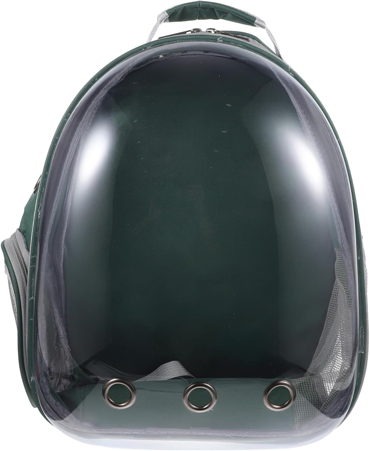 Pet Carrier Mesh Dog Backpack Travel Bag for Puppy Lightweight Sightseeing Backpack (Dark)