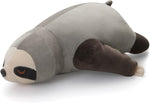 24.4” Giant Sloth Plushie - Cute Sloth Stuffed Animal Not Weighted, Soft Hugging for Sleeping Sloth Body Pillow, Squishy Plush Toy, Birthday Christmas Party Gifts for Kids Adults