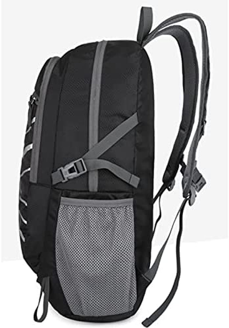 Foldable Backpack 35L Lightweight Backpack Waterproof Backpack Hiking Travel Camping Backpack Slim Adult Backpack Packable Backpack Casual Backpack (Orange)