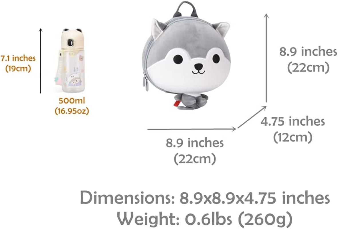 Animal Backpack Leash for Toddlers,Baby Harness Backpack for Kids,Child Backpack Walking Leash,Plush Backpack Harness,Cute Backpack Leash,Toddler Tether Backpack (Dog)