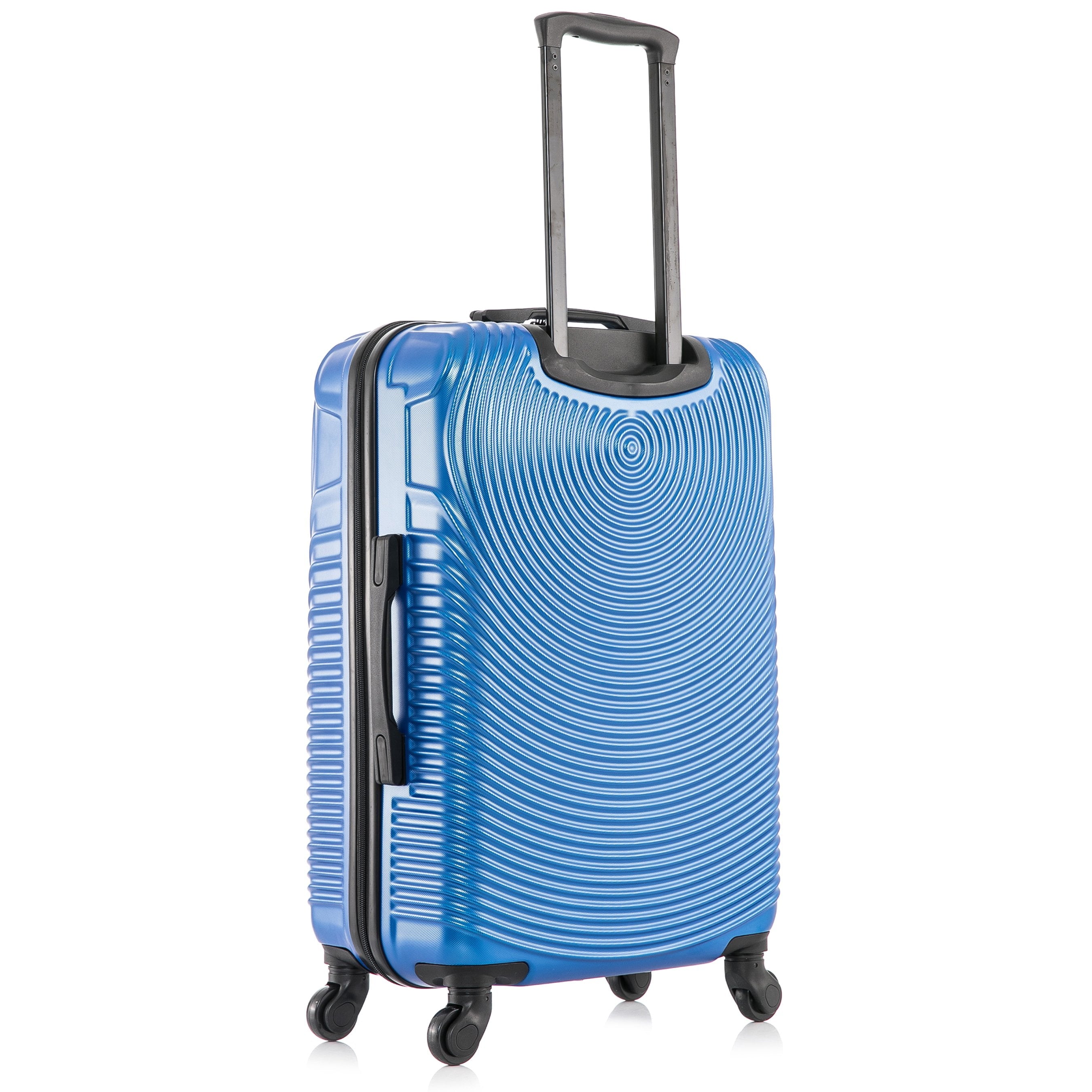 Inception 24" Hardside Lightweight Luggage with Spinner Wheels, Handle and Trolley, Blue