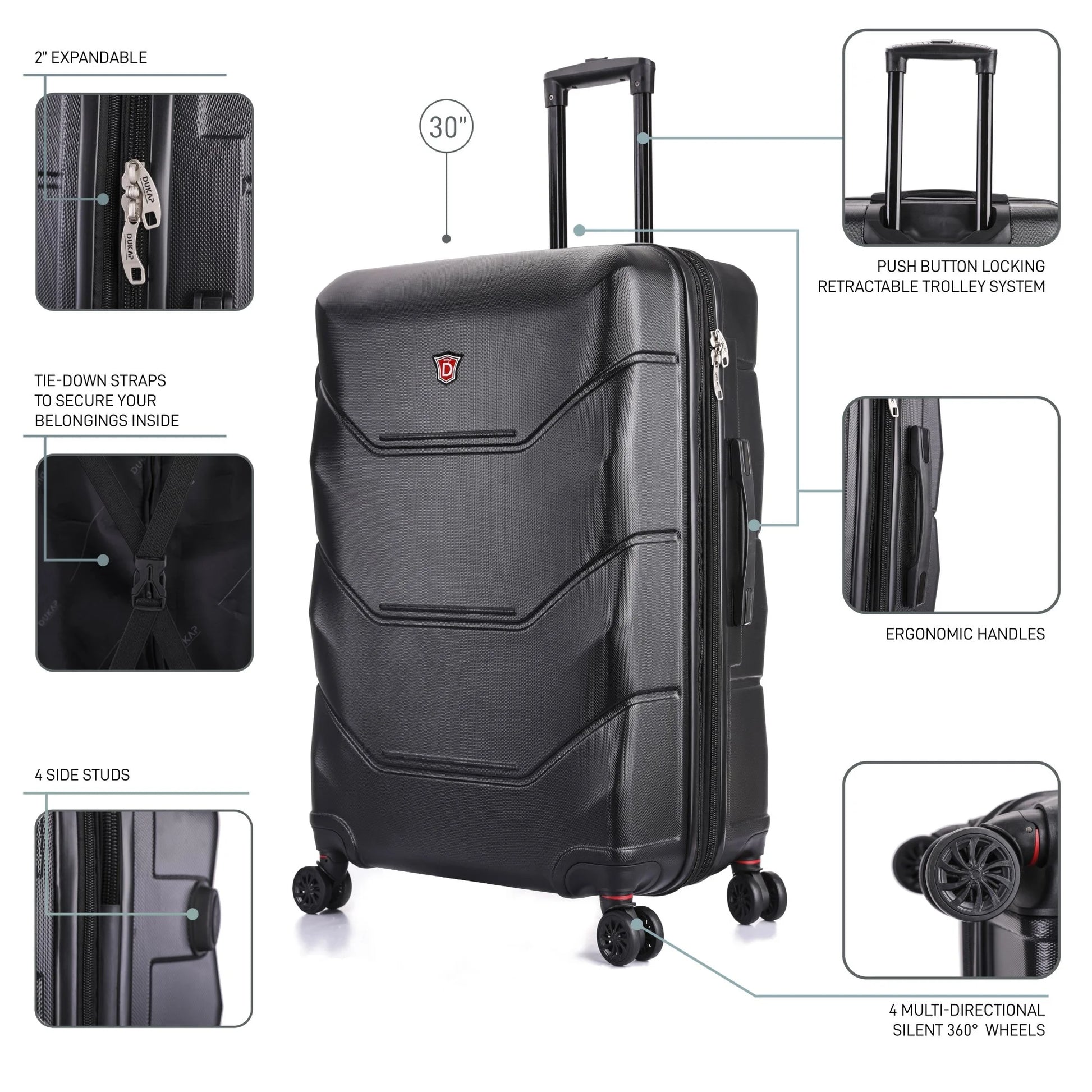 Zonix 30" Lightweight Hardside Spinner Luggage