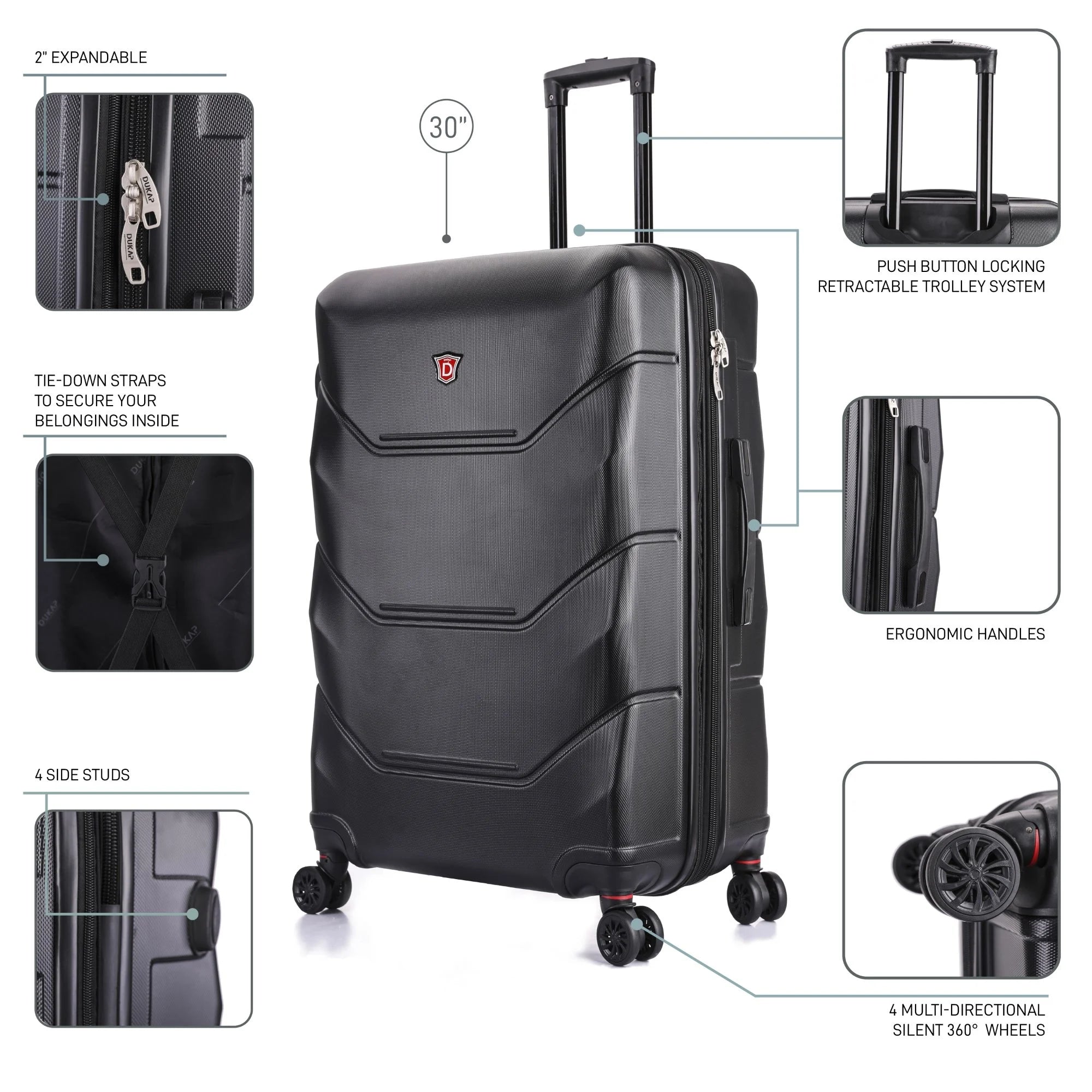 Zonix 30" Lightweight Hardside Spinner Luggage
