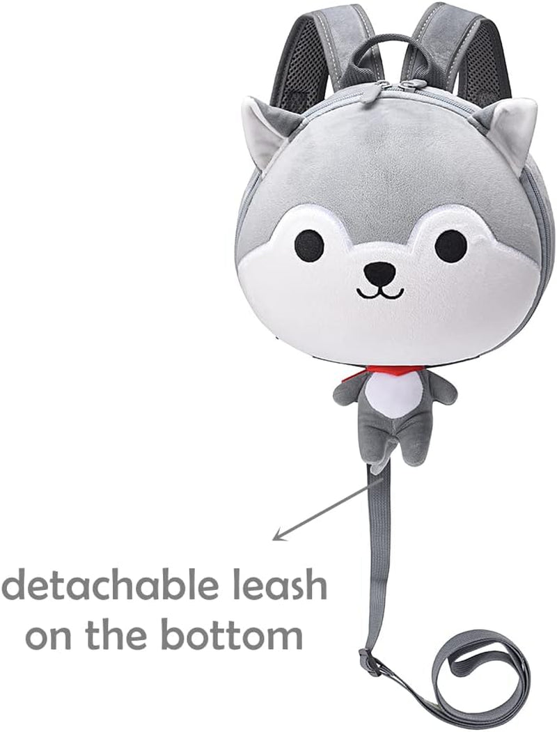 Animal Backpack Leash for Toddlers,Baby Harness Backpack for Kids,Child Backpack Walking Leash,Plush Backpack Harness,Cute Backpack Leash,Toddler Tether Backpack (Dog)