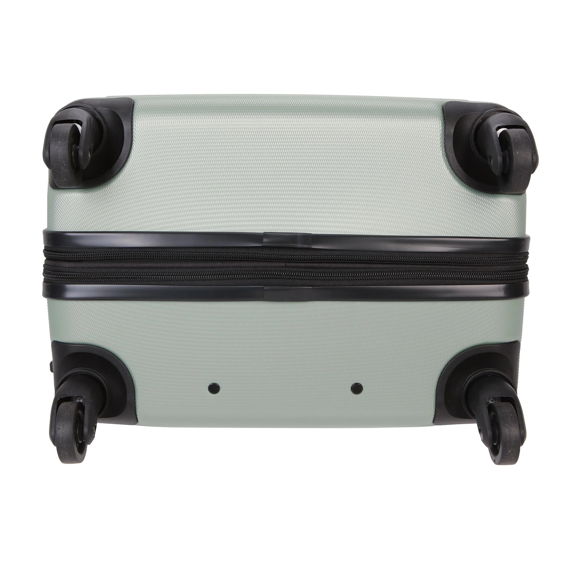 Protégé Vacationer 24-Inch Checked Expandable Hardside Luggage with 360-Spinner Wheels and Divider Pockets, Pastel Green