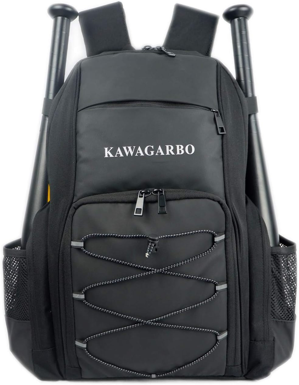 Baseball Softball T-Ball Bat Backpack Basketball Backpack Tennis Badminton Racket Backpack Soccer Backpack Bags for Football Volleyball (Black)