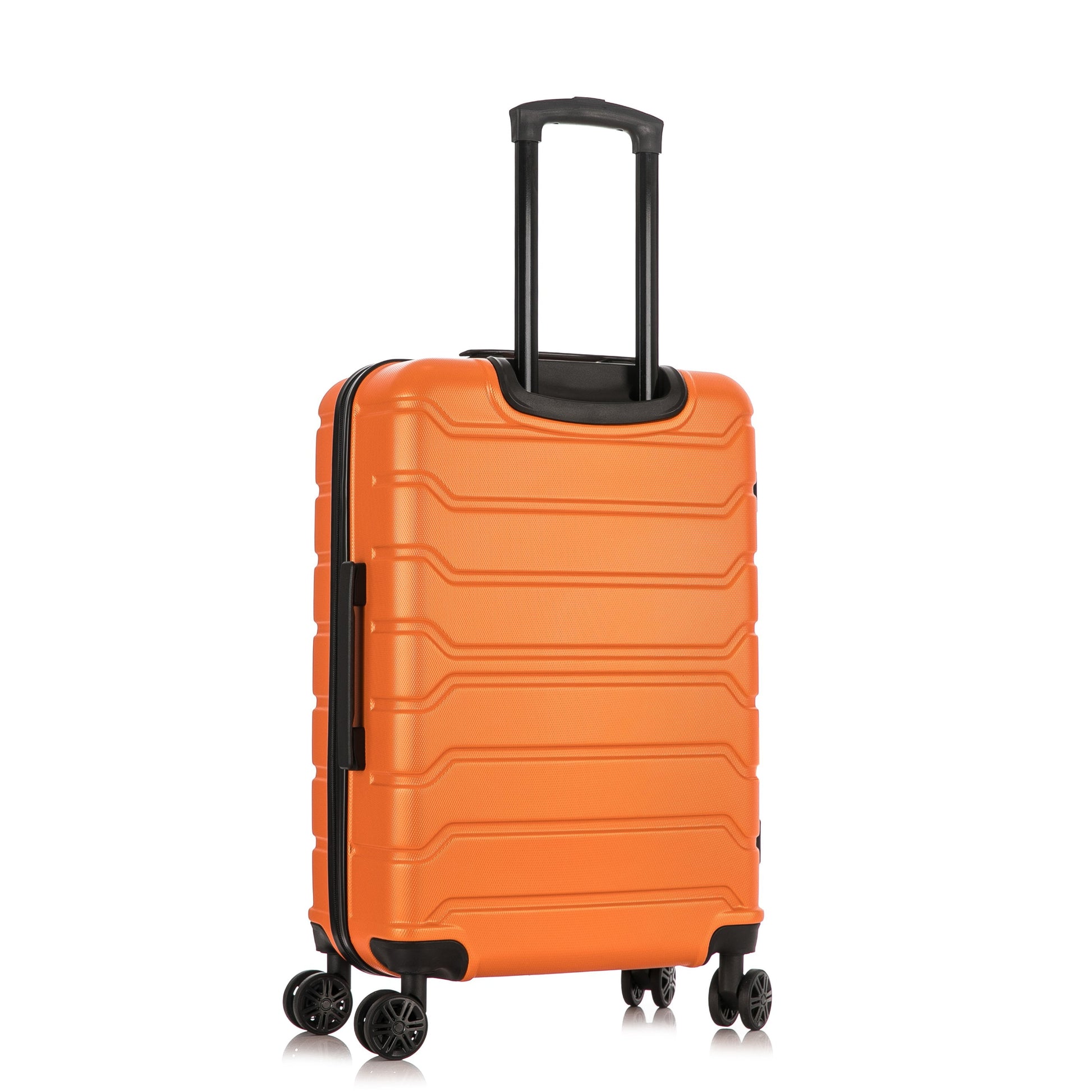 Trend 24" Hardside Lightweight Luggage with Spinner Wheels, Handle, and Trolley, Orange